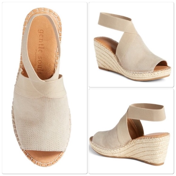 gentle souls Shoes - Gentle souls espadrille wedges Nwot